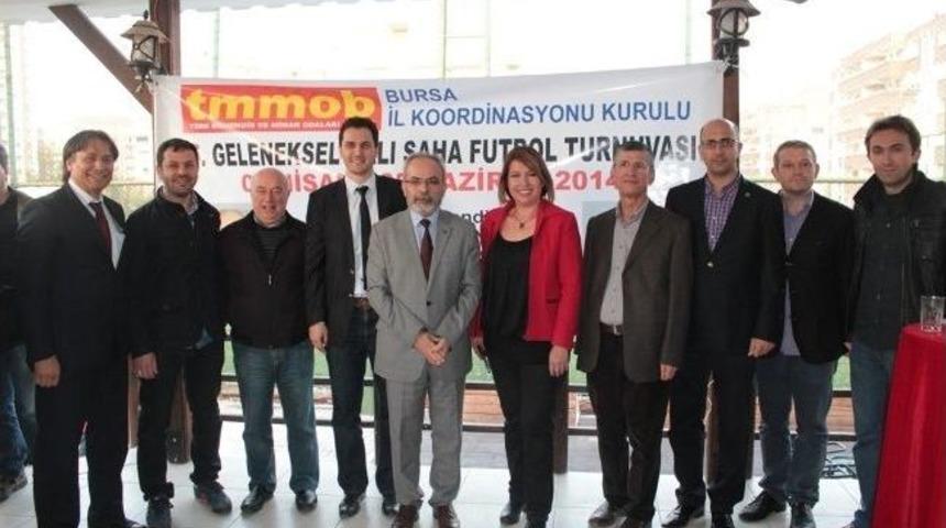 Tmmob İl Koordinasyon Kurulu Futbol Turnuvası Başladı