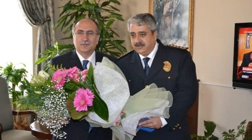 Manisa Emniyet M&uuml;d&uuml;r&uuml; Alkaya&rsquo;dan Vali Savaş&rsquo;a Ziyaret