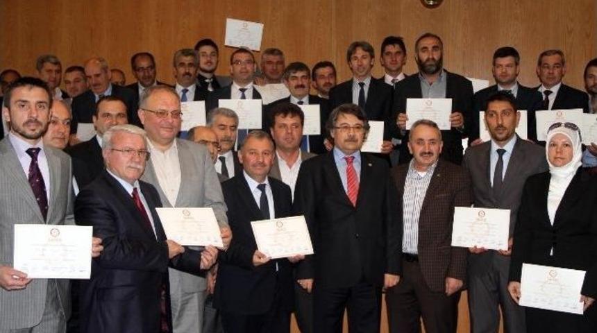 3. Kez Se&ccedil;ilen Kestel Belediye Başkanı Yener Acar, Mazbatasını Aldı