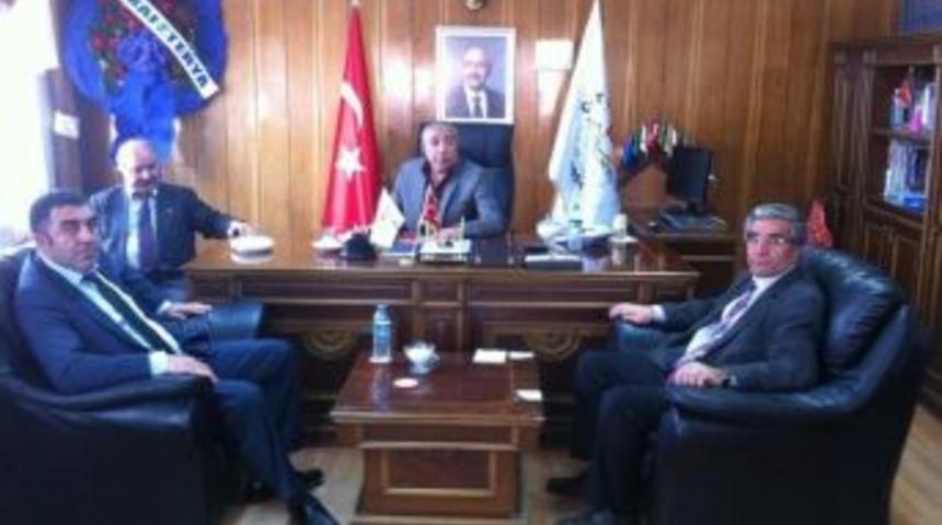 Chp İl Başkanı Kızıloğlu&rsquo;ndan, &Ccedil;at Belediye Başkanına Ziyaret