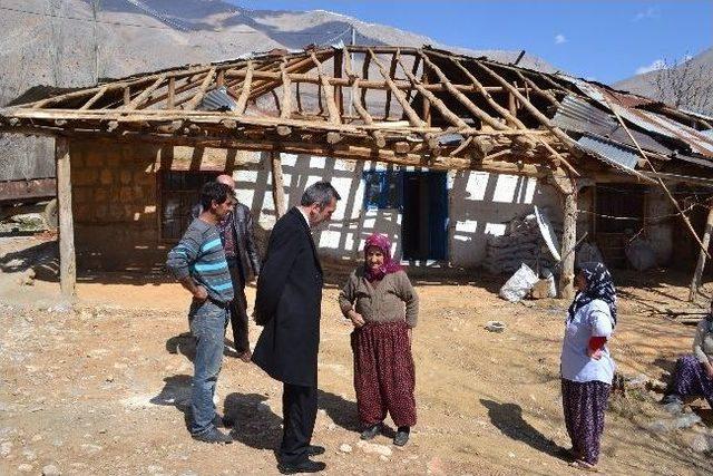 Nurhak&rsquo;ta Hasar Tespiti Yapıldı 2