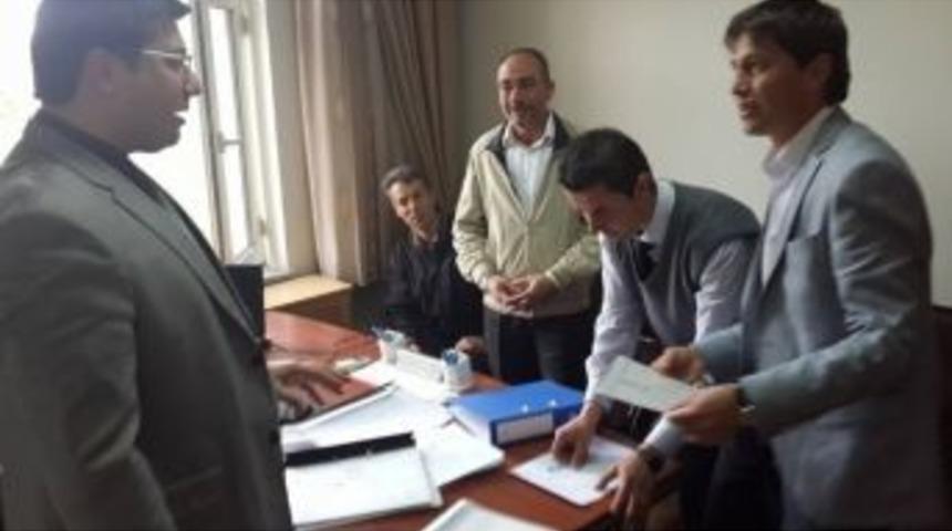 Mazbatasını Alan Başkan Taşkın, G&ouml;reve Başladı
