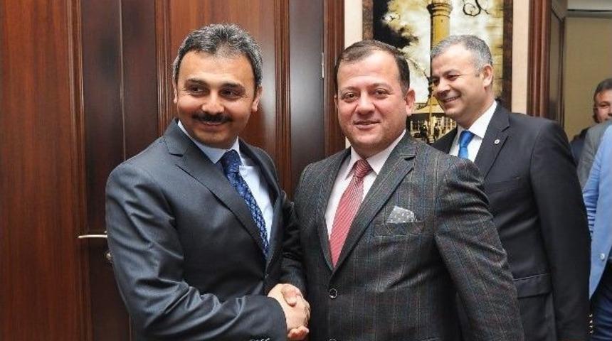 &Ccedil;orum Tso&rsquo;dan Başkan K&uuml;lc&uuml;&rsquo;ye Kutlama Ziyareti