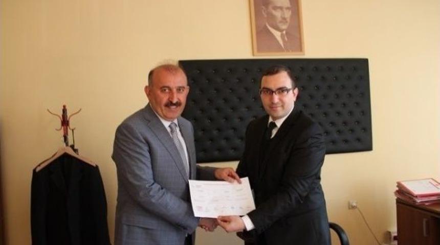 G&ouml;k&ccedil;ebey Belediye Başkanı Vedat &Ouml;zt&uuml;rk G&ouml;reve Başladı