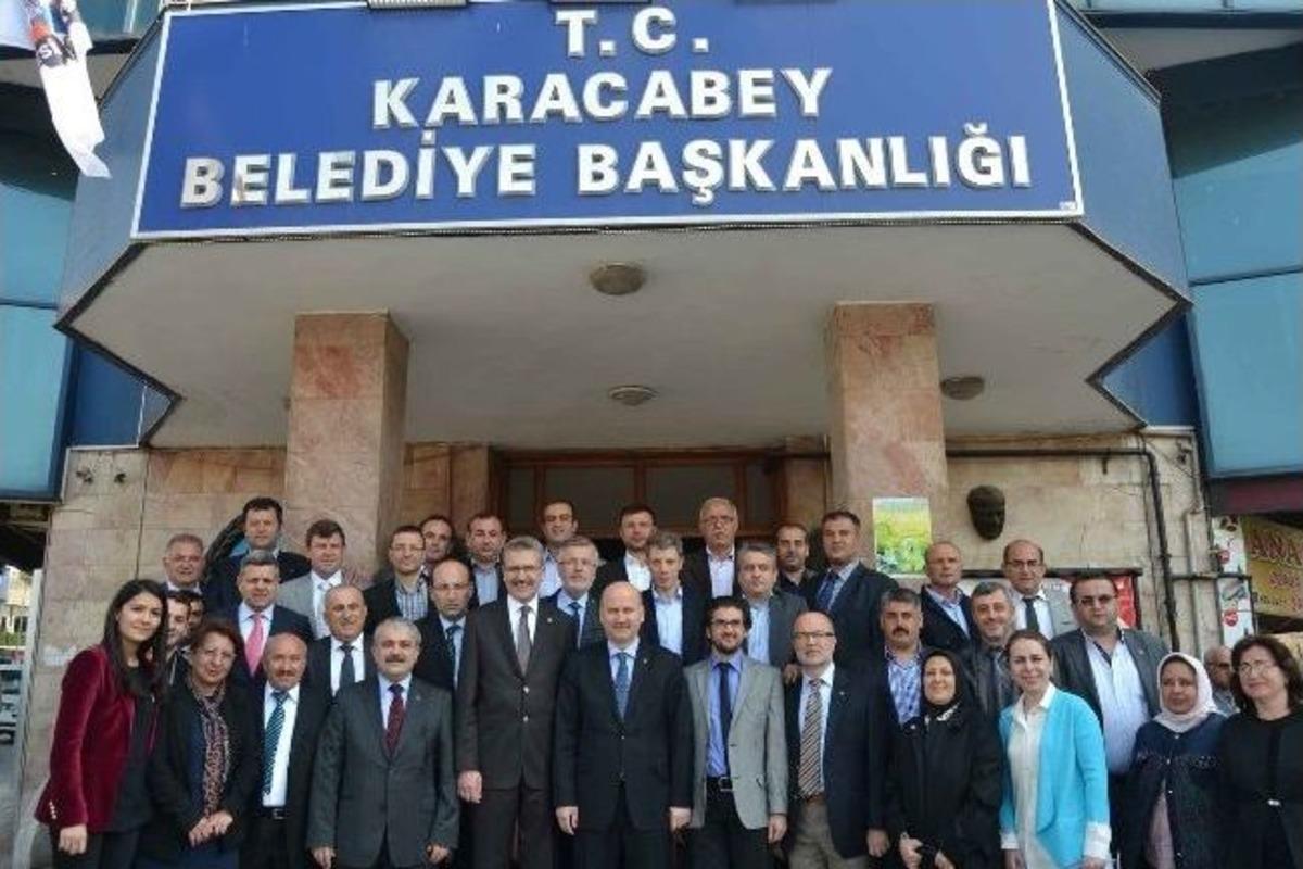 Ak Parti İl Y&ouml;netiminden Belediyelere Ziyaret