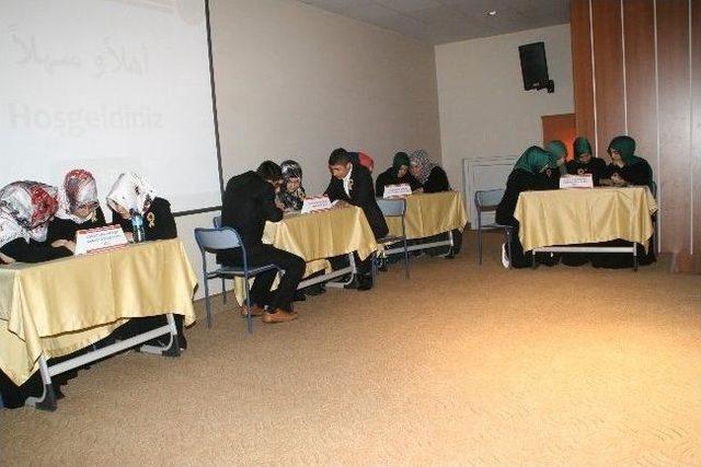 İmam Hatip Lisesinde Arapça Yarışması Yapıldı