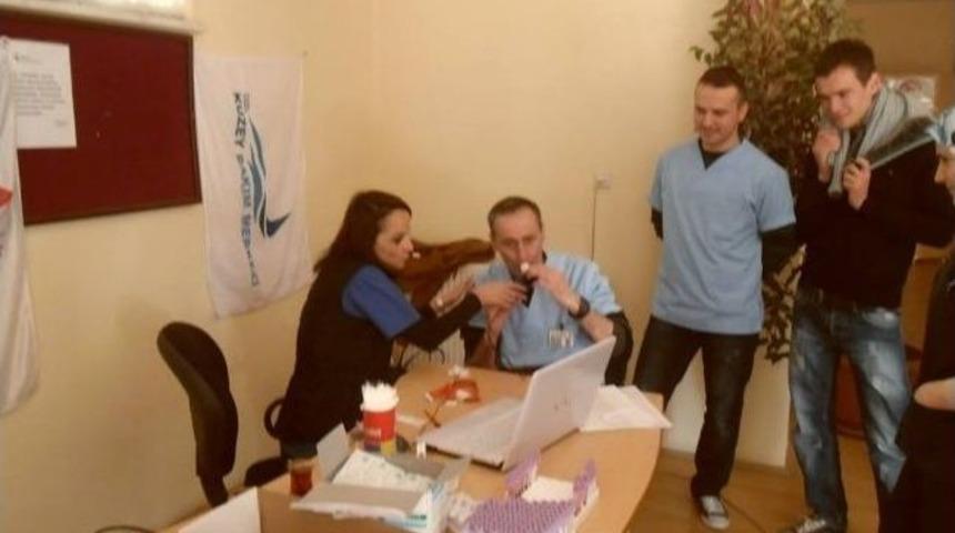 Alaplı&rsquo;da Kuzey Bakım Merkezi Personeline Sağlık Taraması