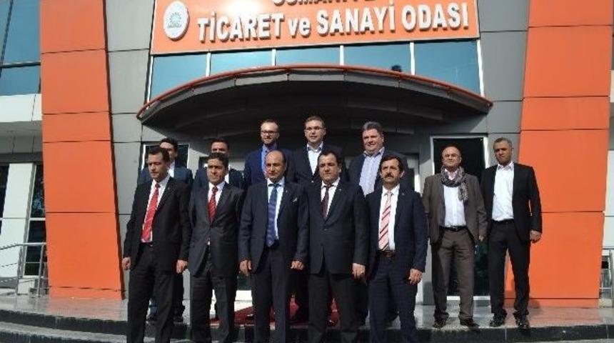 Almanya G&uuml;ney B&ouml;lgesi Ticaret Odası Heyeti Osmaniye&rsquo;de