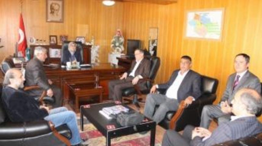 Gazeteciler Derneğinden Defterdara Ziyaret