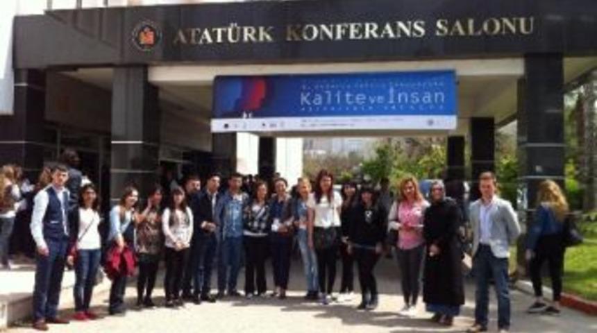 -elmalı Myo &Ouml;ğrencileri Kalite Ve İnsan Sempozyumuna Katıldı