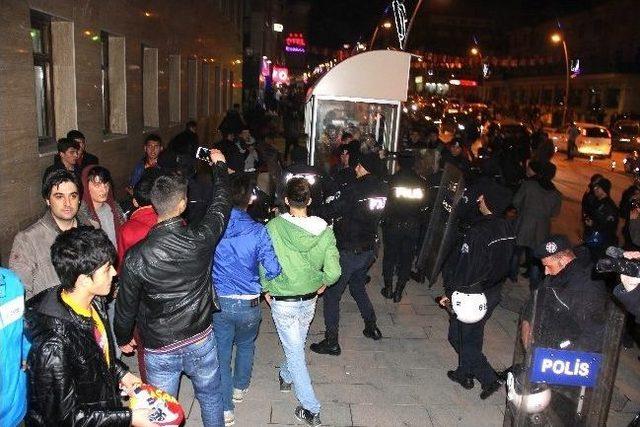 Erzurum’da Derbi Sonrası Taraftarlar Arasında Olaylar Çıktı