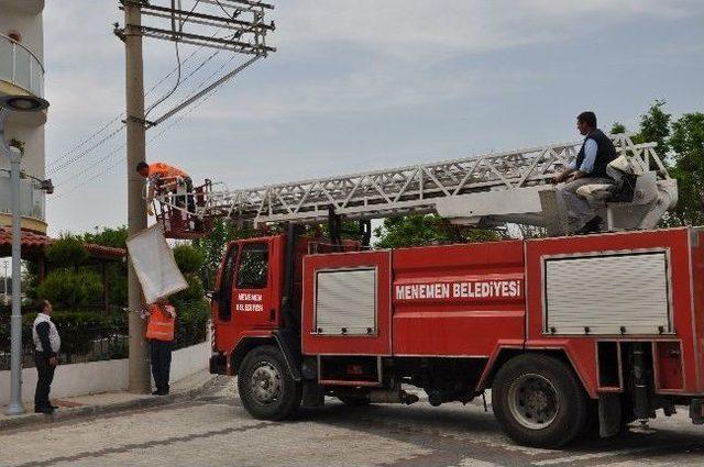 Menemen'de Seçim Kirliliğine Son