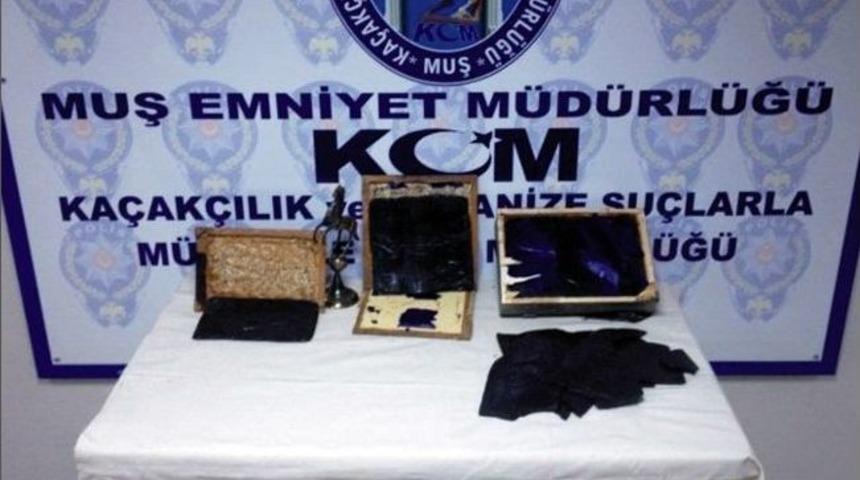 Muş&rsquo;ta 3 Kilogram Afyon Sakızı Ele Ge&ccedil;irildi