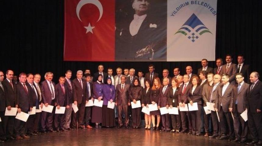 Yıldırım Belediye Başkanı Edebali Mazbatasını Aldı