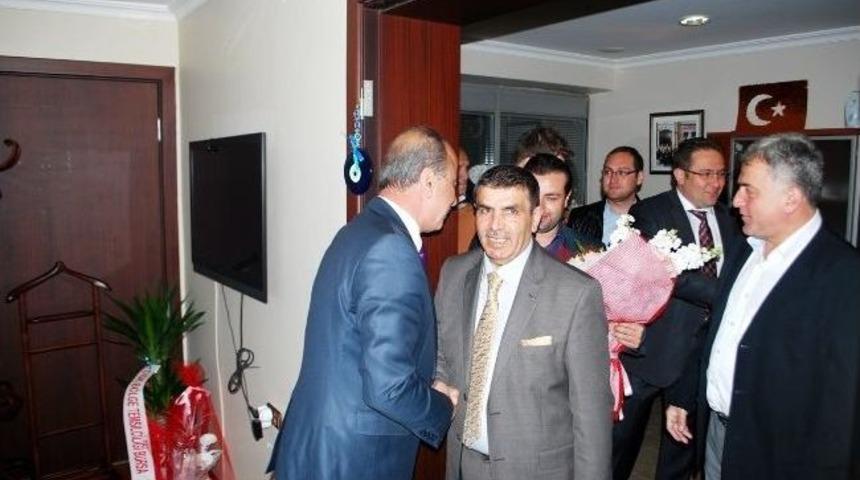 Mudanya Ak Parti&rsquo;den T&uuml;rkyılmaz&rsquo;a Tebrik Ziyareti