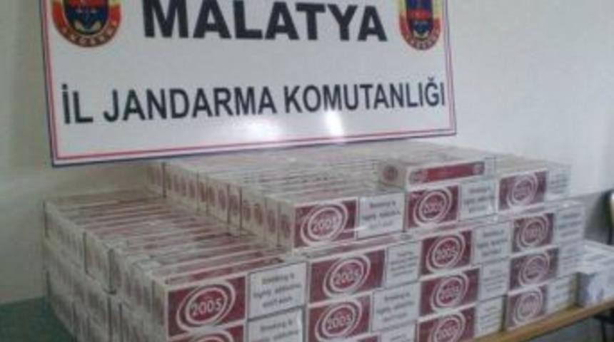 Malatya&rsquo;da Ka&ccedil;ak Sigara Ele Ge&ccedil;irildi
