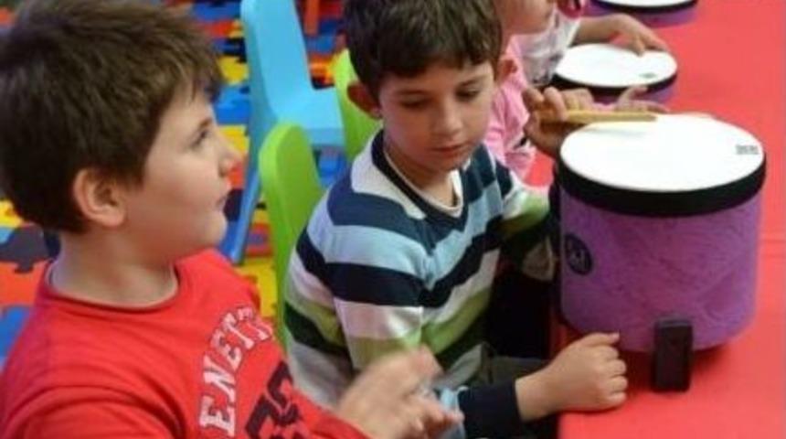 Yeşilyurt Mini Club'ta Miniklere Ritim At&ouml;lyesi