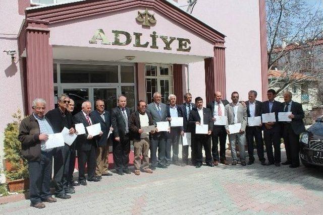 Hüyük Belediye Başkanı Şahin Mazbatasını Aldı