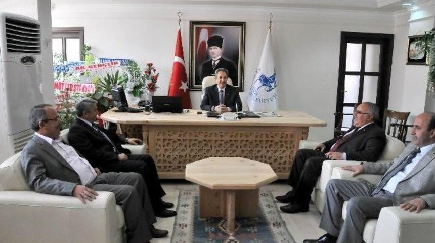 Mhp&rsquo;den Başkan Akkaya&rsquo;ya Ziyaret