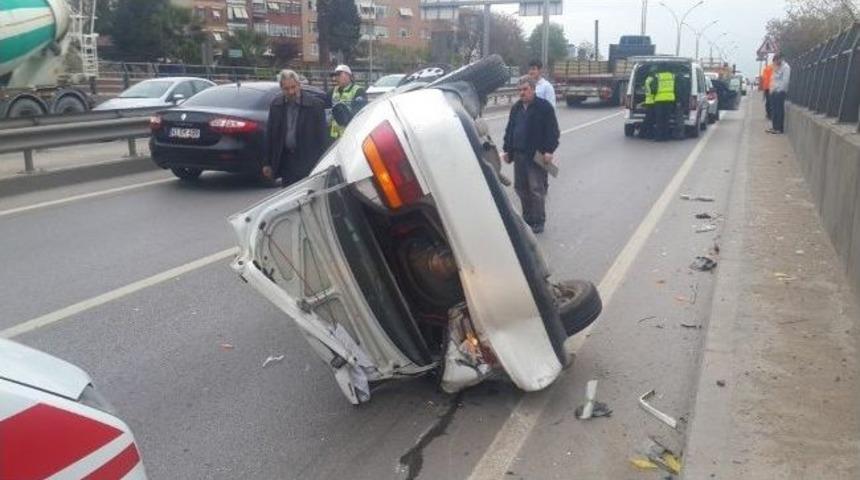 İzmit'te Trafik Kazası: 1 Yaralı