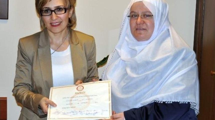 Şalvarlı Belediye Başkanı Mazbatasını Aldı