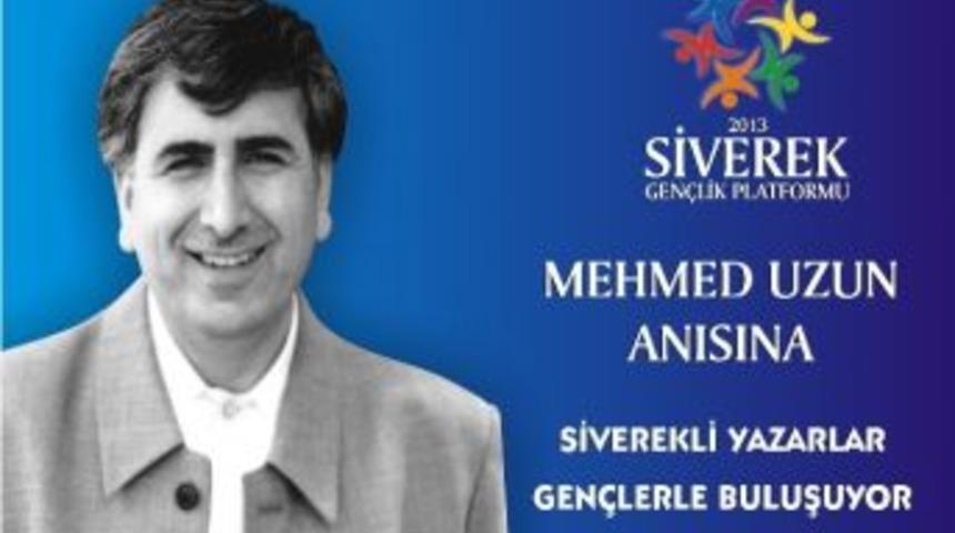 Siverekli Yazarlar Mehmed Uzun Anısına Gen&ccedil;lerle Buluşuyor