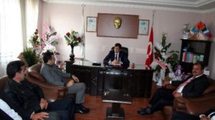 Kaymakam G&uuml;ven&rsquo;den, Başkan Korkut&rsquo;a &lsquo;hayırlı Olsun&rsquo; Ziyareti