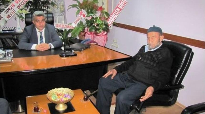 Eski Belediye Başkanı Demitaş&rsquo;tan Yeni Belediye Başkanı &Ccedil;alışkan&rsquo;a Tebrik Ziyareti