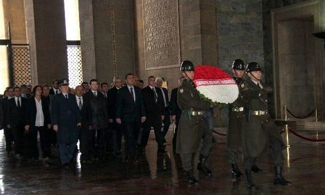 Çankaya Belediye Başkanı Taşdelen Anıtkabir’de