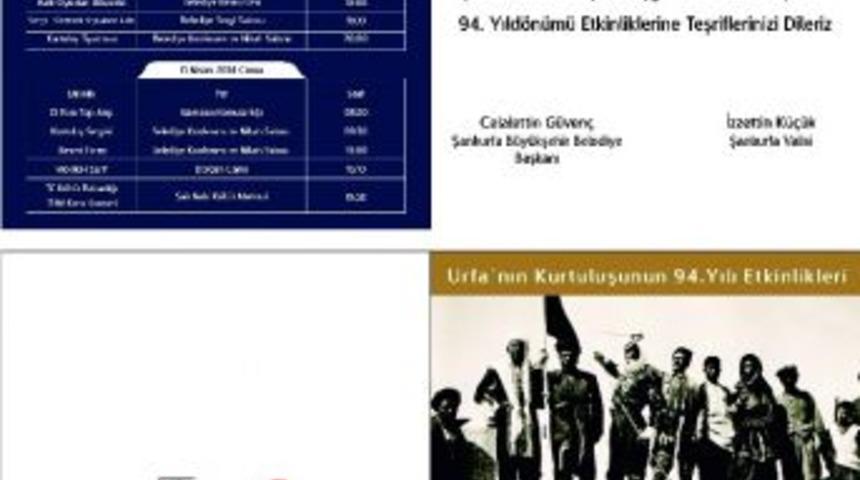 Şanlıurfa'nın Kurtuluşu, 2 G&uuml;n Gece G&uuml;nd&uuml;z Kutlanacak