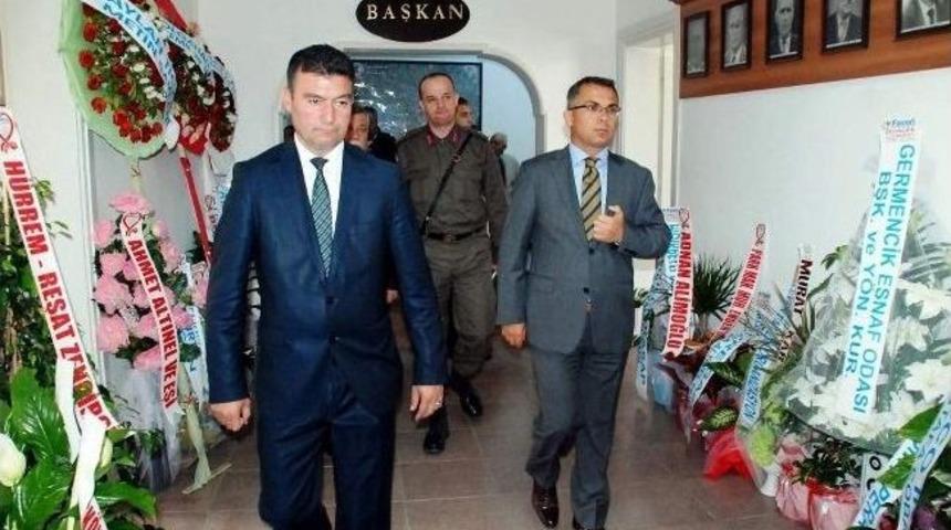 Kaymakam Tiryaki&rsquo;den, Başkan Akın&rsquo;a Hayırlı Olsun Ziyareti