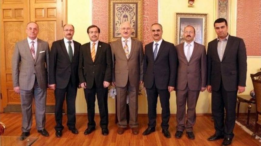 Sivas Belediye Başkanı Aydın, Vali Barut&rsquo;u Ziyaret Etti