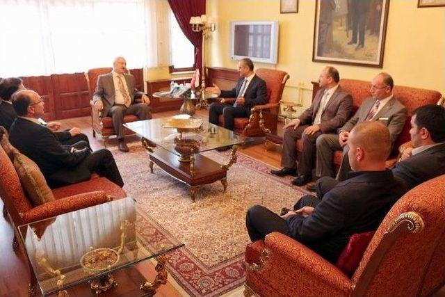 Sivas Belediye Başkanı Aydın, Vali Barut&rsquo;u Ziyaret Etti 1