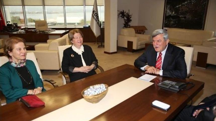 Rekt&ouml;r Komsuoğlu'ndan Başkan Karaosmanoğlu'na Ziyaret