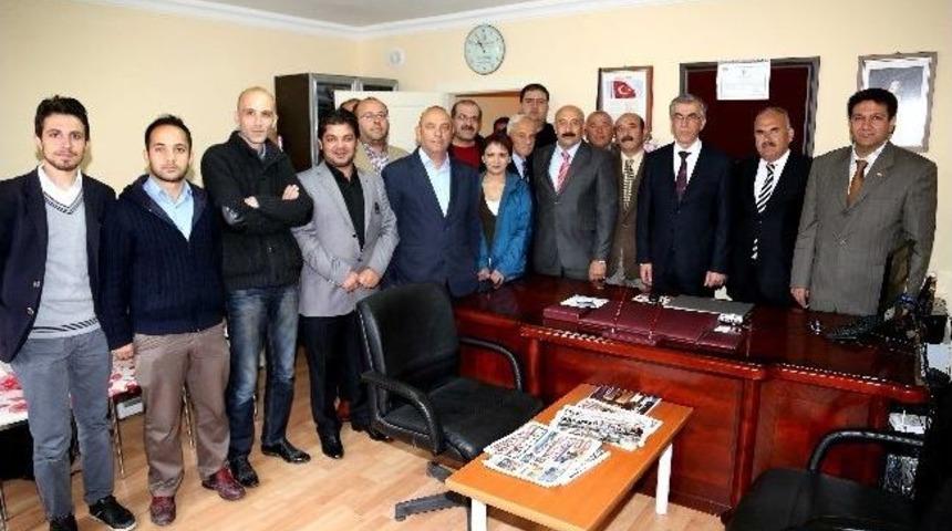 Vali Ataklı&rsquo;dan Gazetecilere Ziyaret