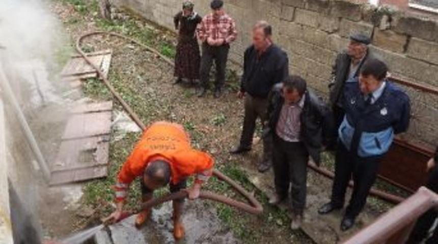 Daday'da Bir Evin Odunluğunda Yangın &Ccedil;ıktı