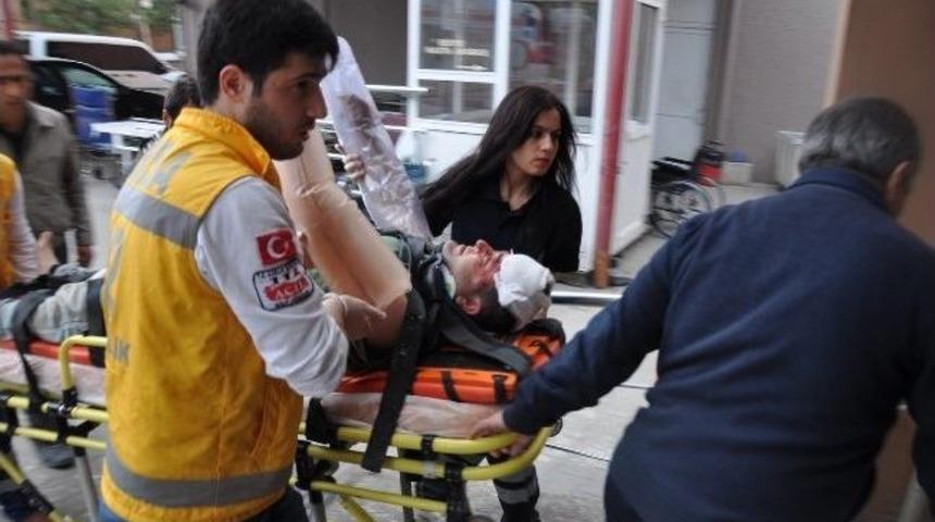 İskeleden D&uuml;şen Kaynak&ccedil;ı Yaralandı