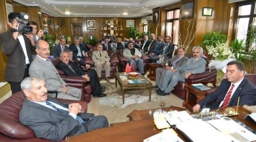 Kesob'dan B&uuml;y&uuml;kkılı&ccedil;'a Tebrik Ziyareti