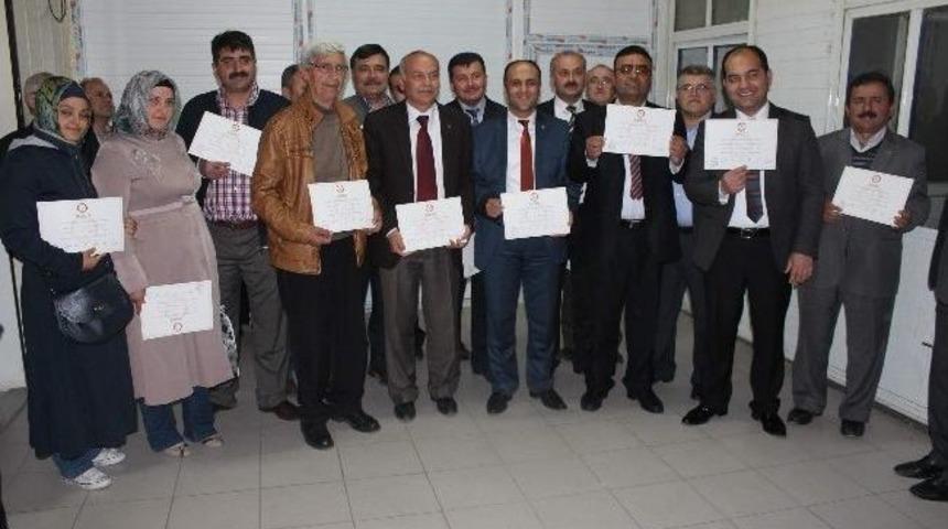 Beyşehir&rsquo;de Başkan &Ouml;zaltun Mazbatasını Aldı