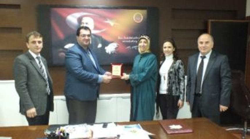 Şehit Ali Borinli&rsquo;den İl Sağlık M&uuml;d&uuml;r&uuml; Alemdar&rsquo;a Ziyaret