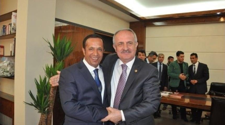 Ayg&uuml;n'den Başkan Toltar'a Ziyaret