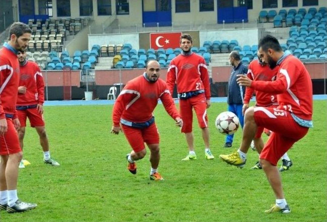 K&ouml;m&uuml;rspor, &Ccedil;ayırovaspor Ma&ccedil;ı Hazırlıklarına Başladı