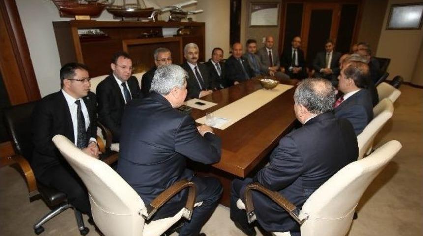 İl M&uuml;d&uuml;rlerinden Başkan Karaosmanoğlu'na Ziyaret