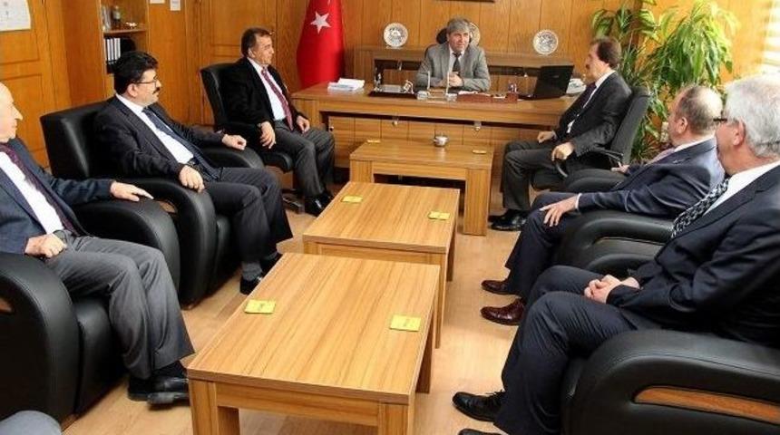 C&uuml; Rekt&ouml;r&uuml; Kocacık Ve Y&ouml;netiminin Ziyaretleri