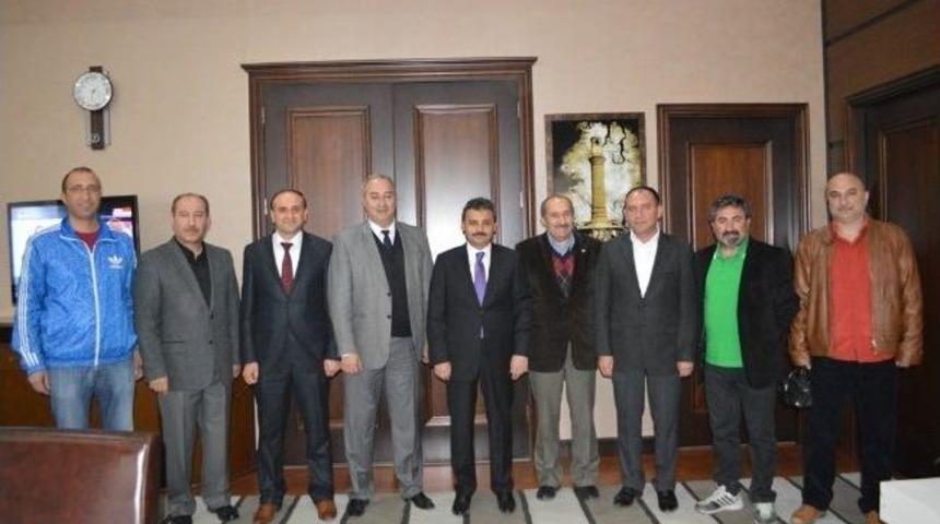 &Ccedil;orum Gazeteciler Cemiyeti&rsquo;nden Başkan K&uuml;lc&uuml;&rsquo;ye Kutlama Ziyareti