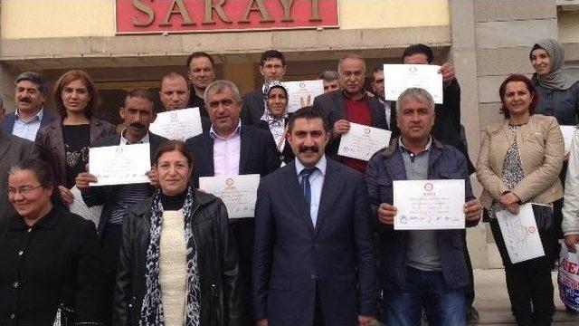 Doğubayazıt Belediye Başkanı Mazbatasını Aldı