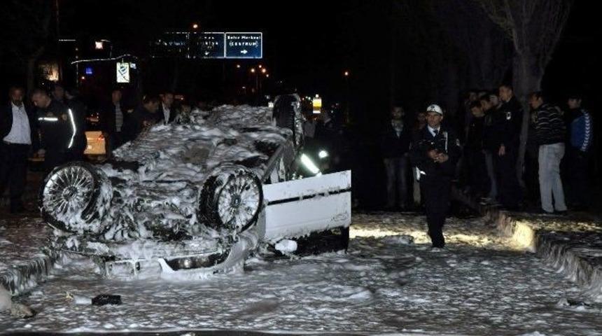 Ters D&ouml;nen Ara&ccedil;tan Burnu Bile Kanamadan Kurtuldu