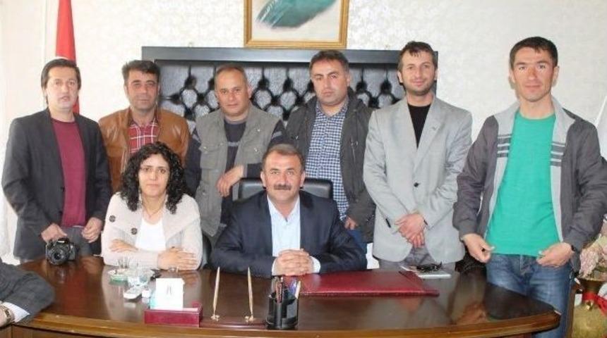 Gazeteciler&rsquo;den Başkan Yılmaz&rsquo;a Ziyaret