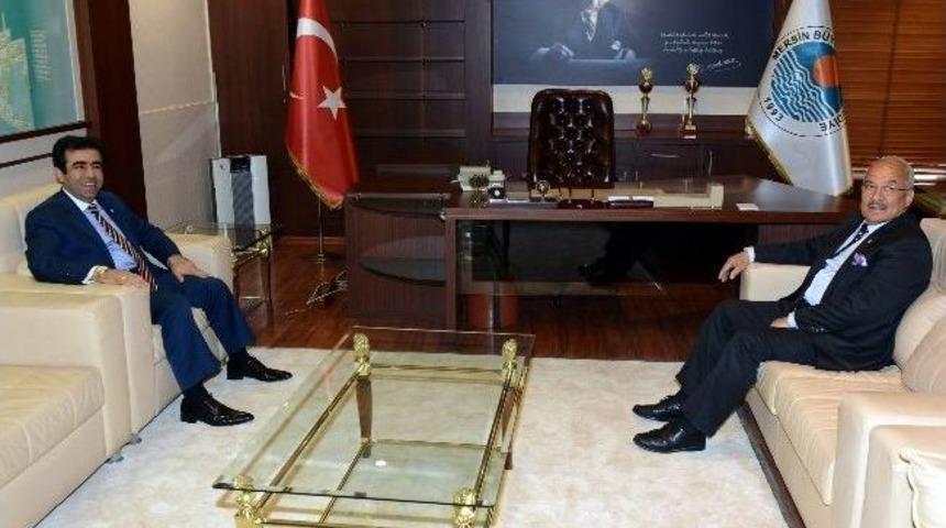 Vali G&uuml;zeloğlu'ndan Başkan Kocamaz'a Ziyaret