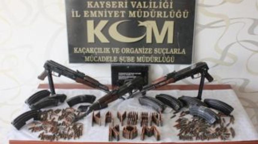 Kayseri'de Kalaşnikof Operasyonu